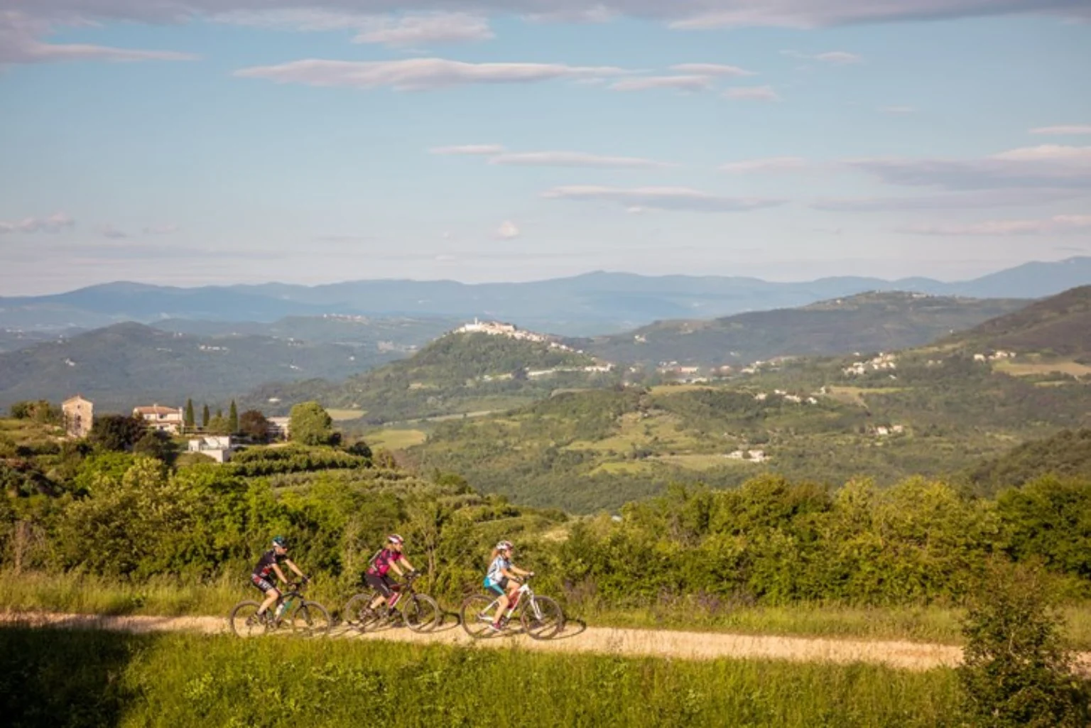 Parenzana scenic cycling landscape